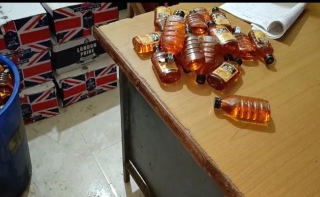 पुलिस ने की अवैध शराब के विरूद्ध सख्‍त एवं प्रभावी कार्रवाई