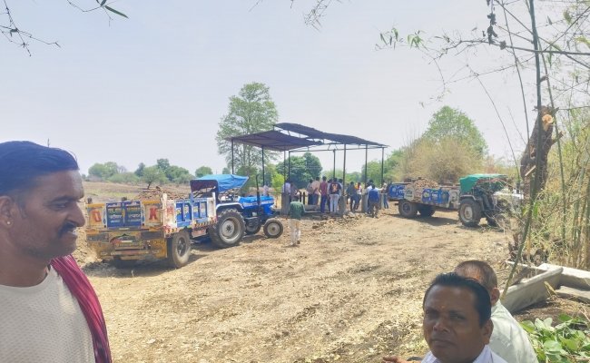 पाटीदार समाज ने किया मुक्तिधाम का सौंदर्यीकरण